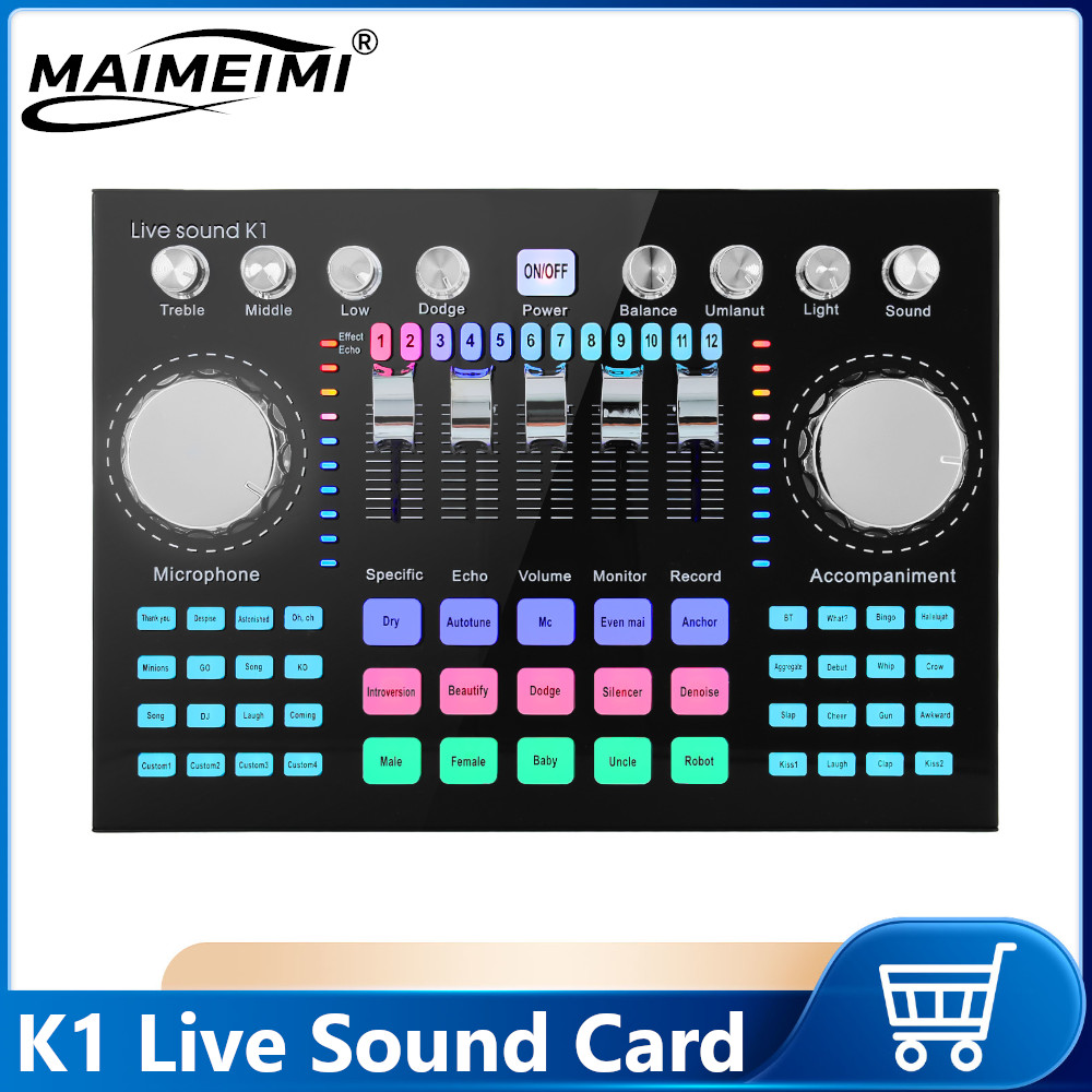 Music Audio Pro - K1 Live Sound Card Voice Changer