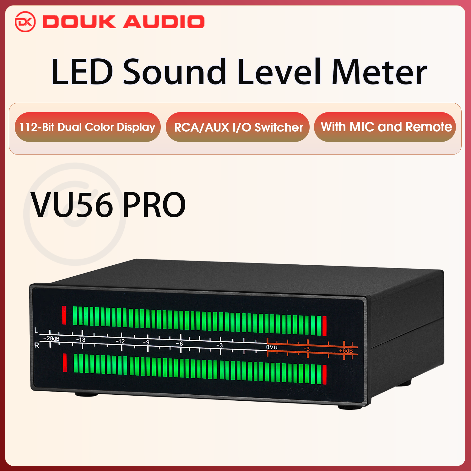 Music Audio Pro - Douk Audio Dual Channel LED Sound