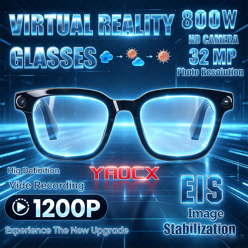 Audio Music Recognition - 800W Smart Shooting Glasses Anti-shake AI