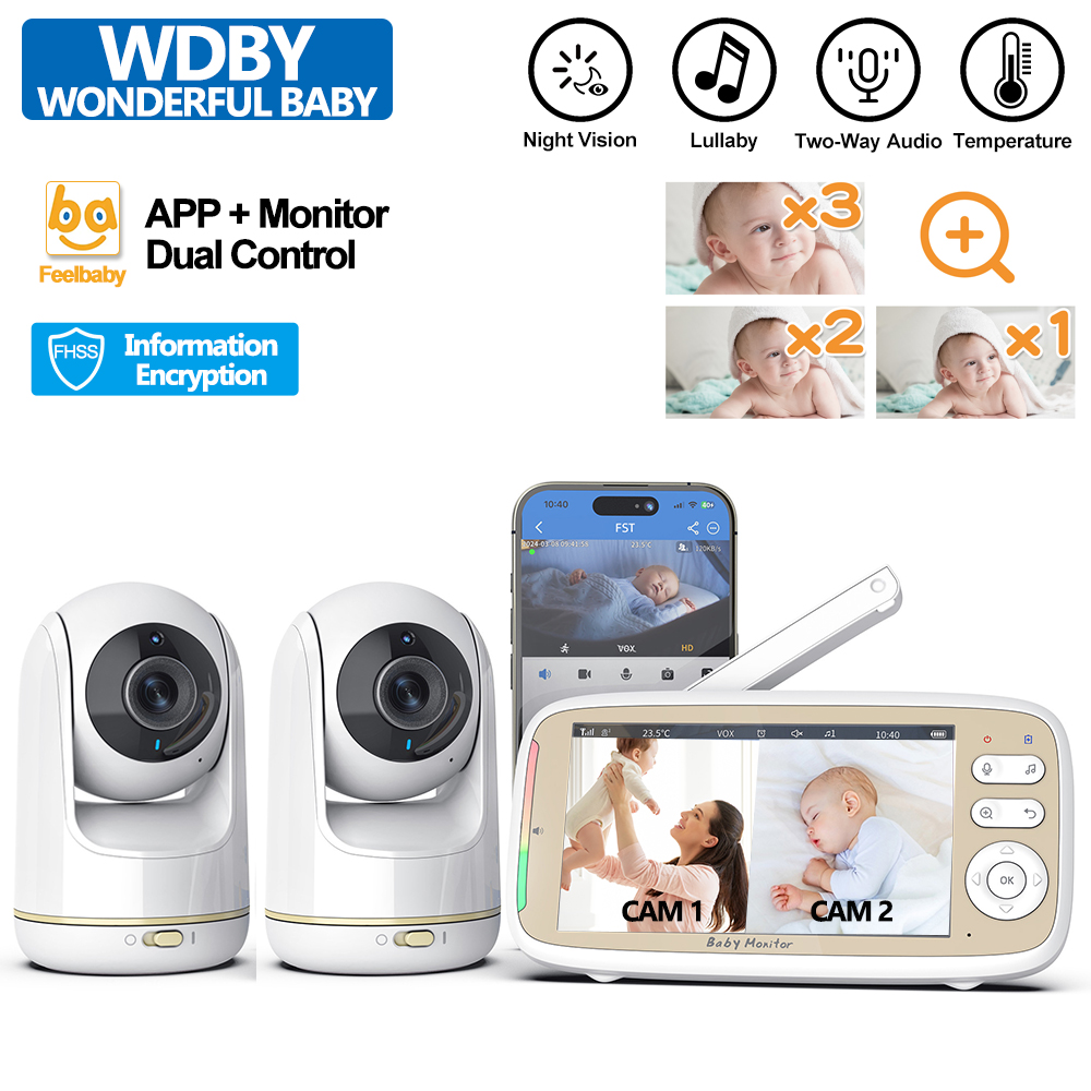 VB803 PRO Baby Monitor with 2p - Music Audio Pro reseña y precio