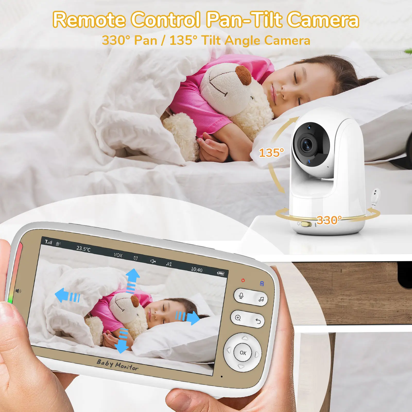 VB803 PRO Baby Monitor with 2p - Music Audio Pro reseña y precio