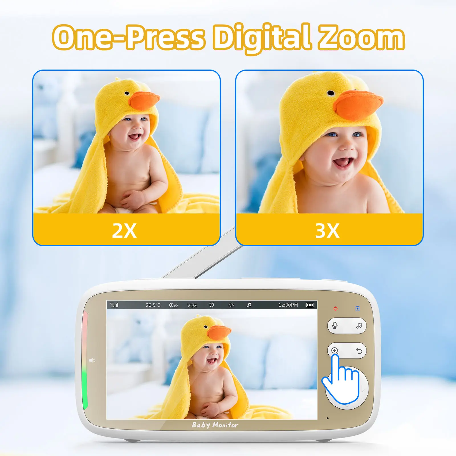 VB803 PRO Baby Monitor with 2p - Music Audio Pro reseña y precio