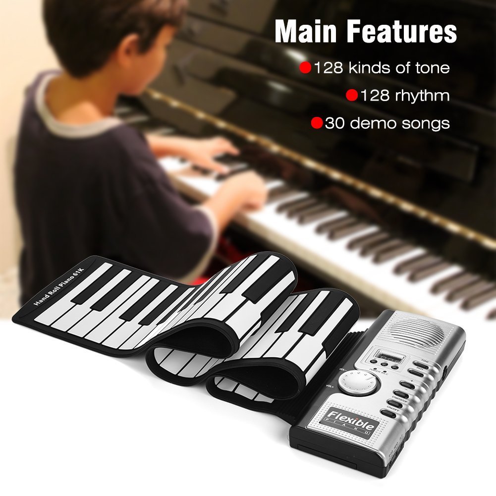 Portable ABS Plastic 61 Keys F - Keyboard Piano 61 Key reseña y precio