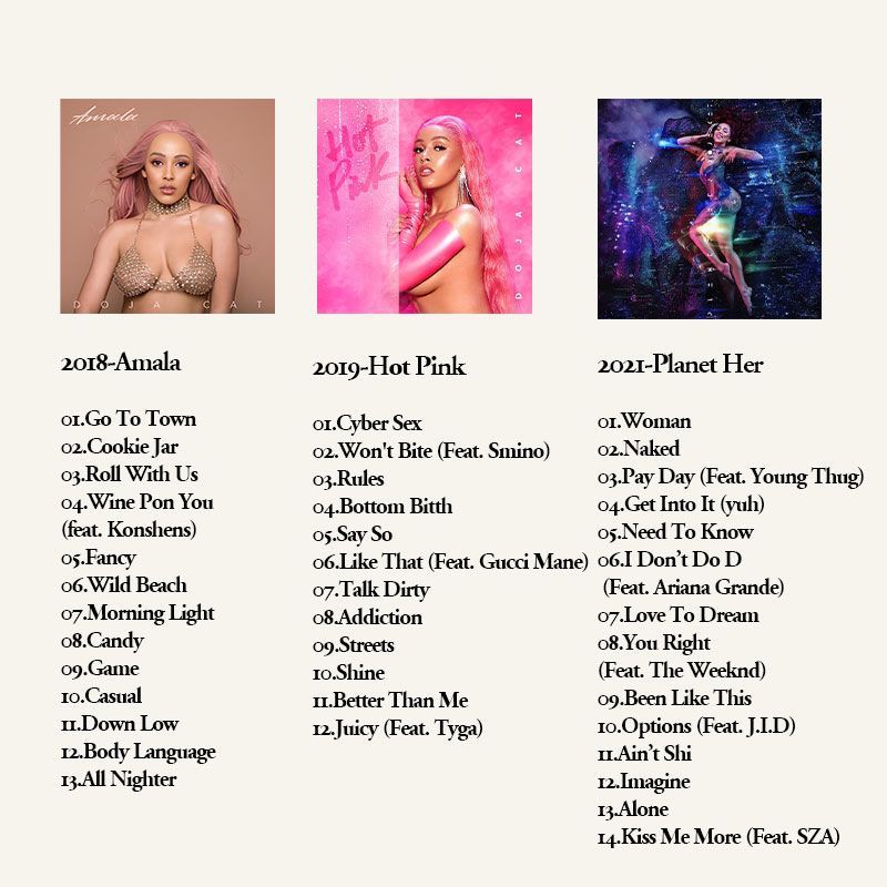 Doja Cat 6CD Music Album Colle - Audio Music Of reseña y precio