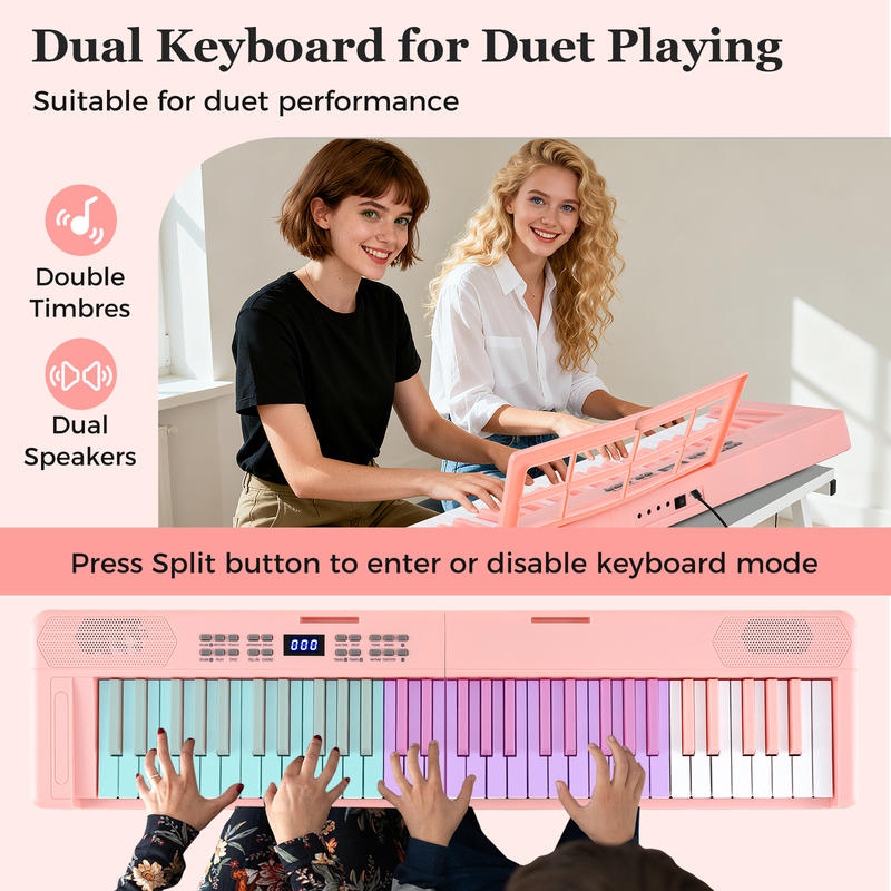 61-Key Foldable Piano Keyboard - Keyboard Piano 61 Key reseña y precio