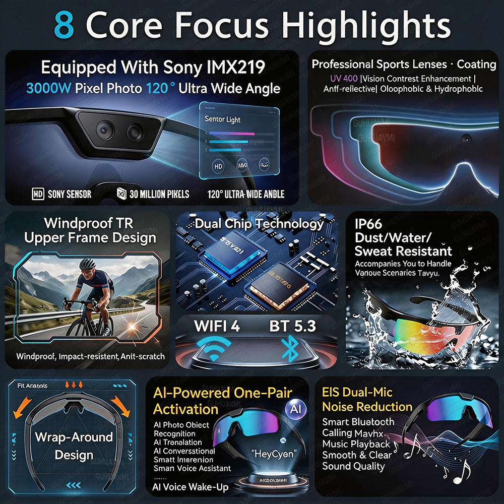 Photochromic Smart Glasses 120 - Music Audio Pro reseña y precio