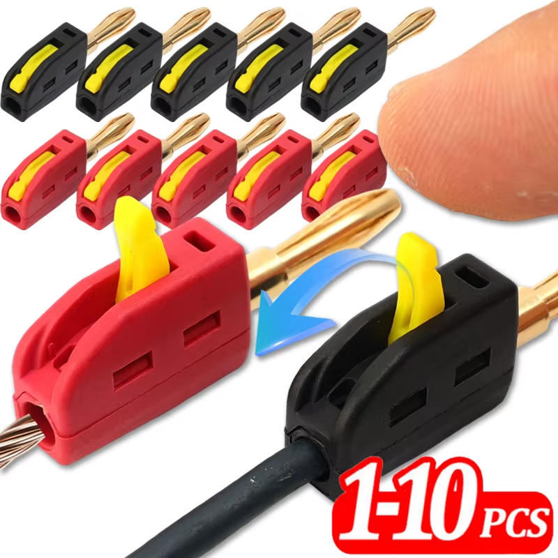 1-10Pcs Banana Plug High Curre - Audio Music Test reseña y precio