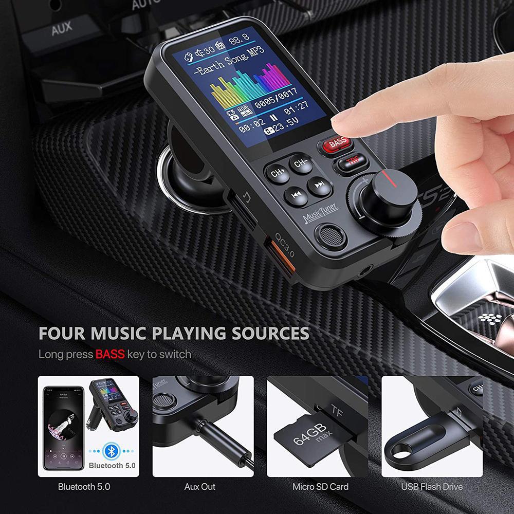 Bluetooth-compatible Car Wirel - Audio Music To Mp3 reseña y precio
