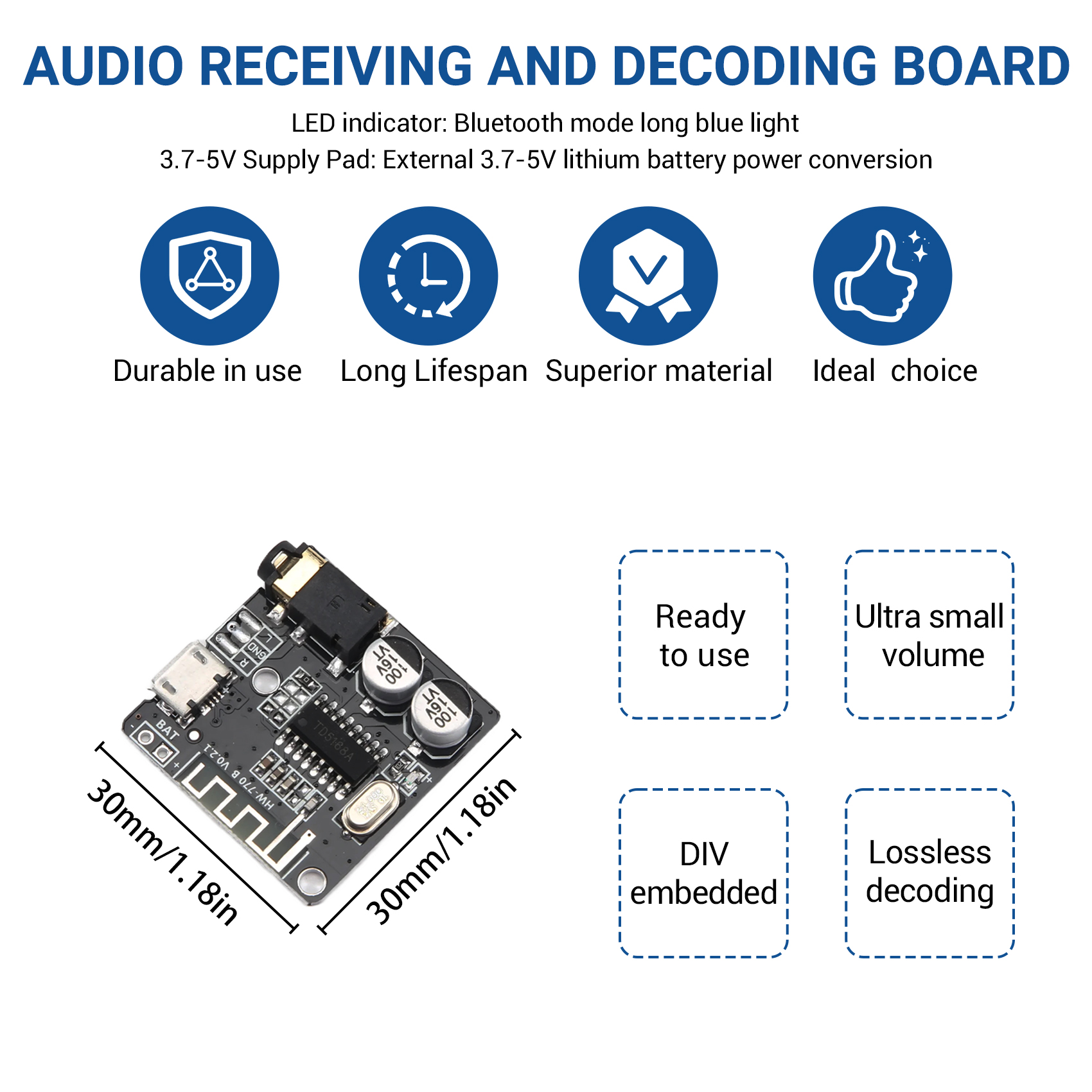 M01K VHM-314 Bluetooth Audio R - Audio Music To Mp3 reseña y precio