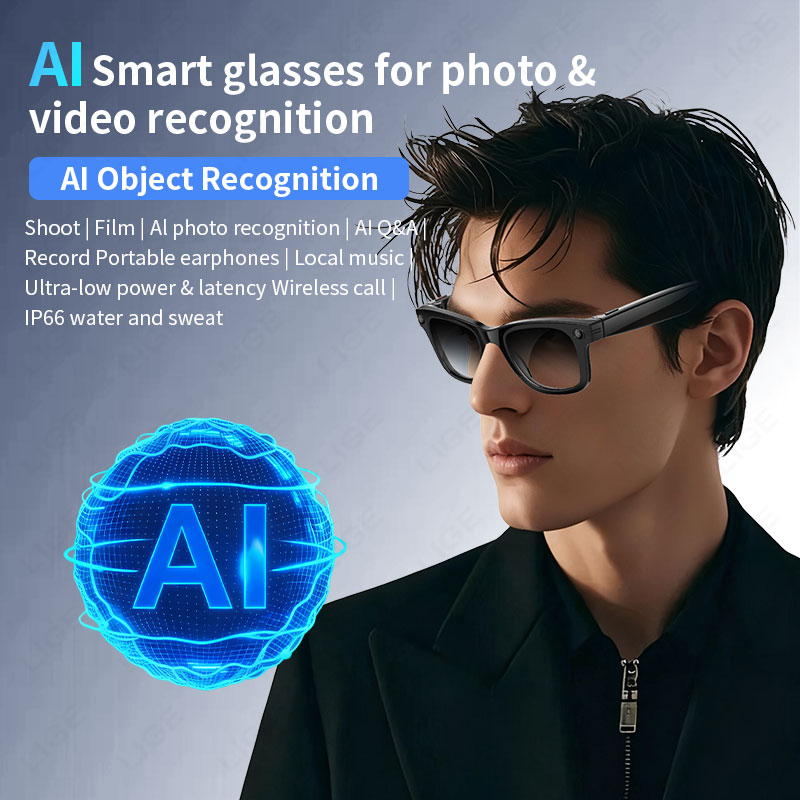New Upgrade Smart Glasses 5MP  - Audio Music Recognition reseña y precio