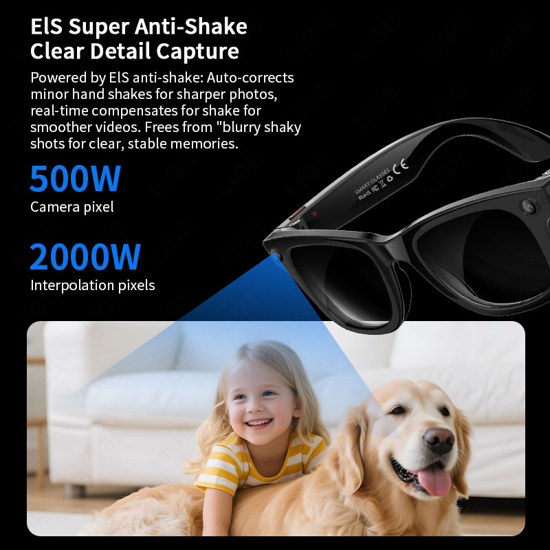 New Upgrade Smart Glasses 5MP  - Audio Music Recognition reseña y precio