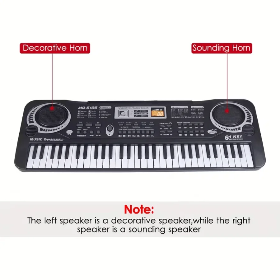 2026 61 Keys Kids Electronic K - Keyboard Piano 61 Key reseña y precio