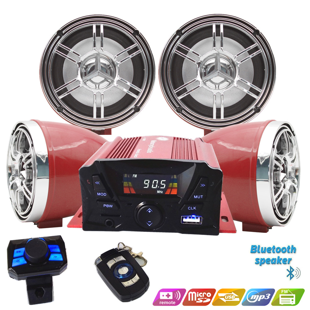 12V 4 Channel UTV ATV Golf Car - Audio Music To Mp3 reseña y precio