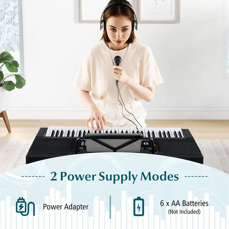 61-Key Electronic Keyboard Pia - Keyboard Piano 61 Key reseña y precio