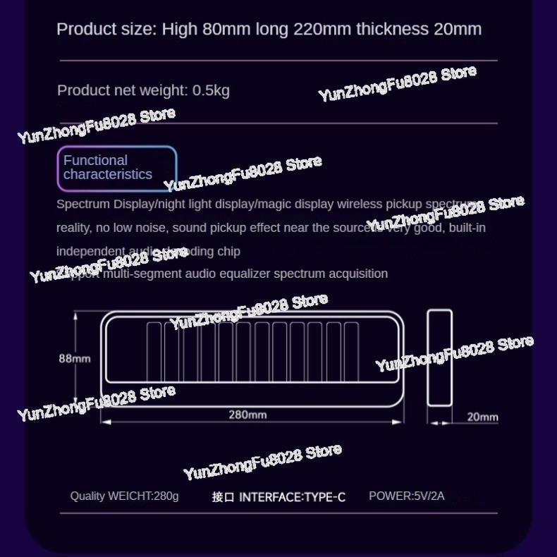 12-Bit RGB Pickup Level Light  - Audio Music Youtube reseña y precio