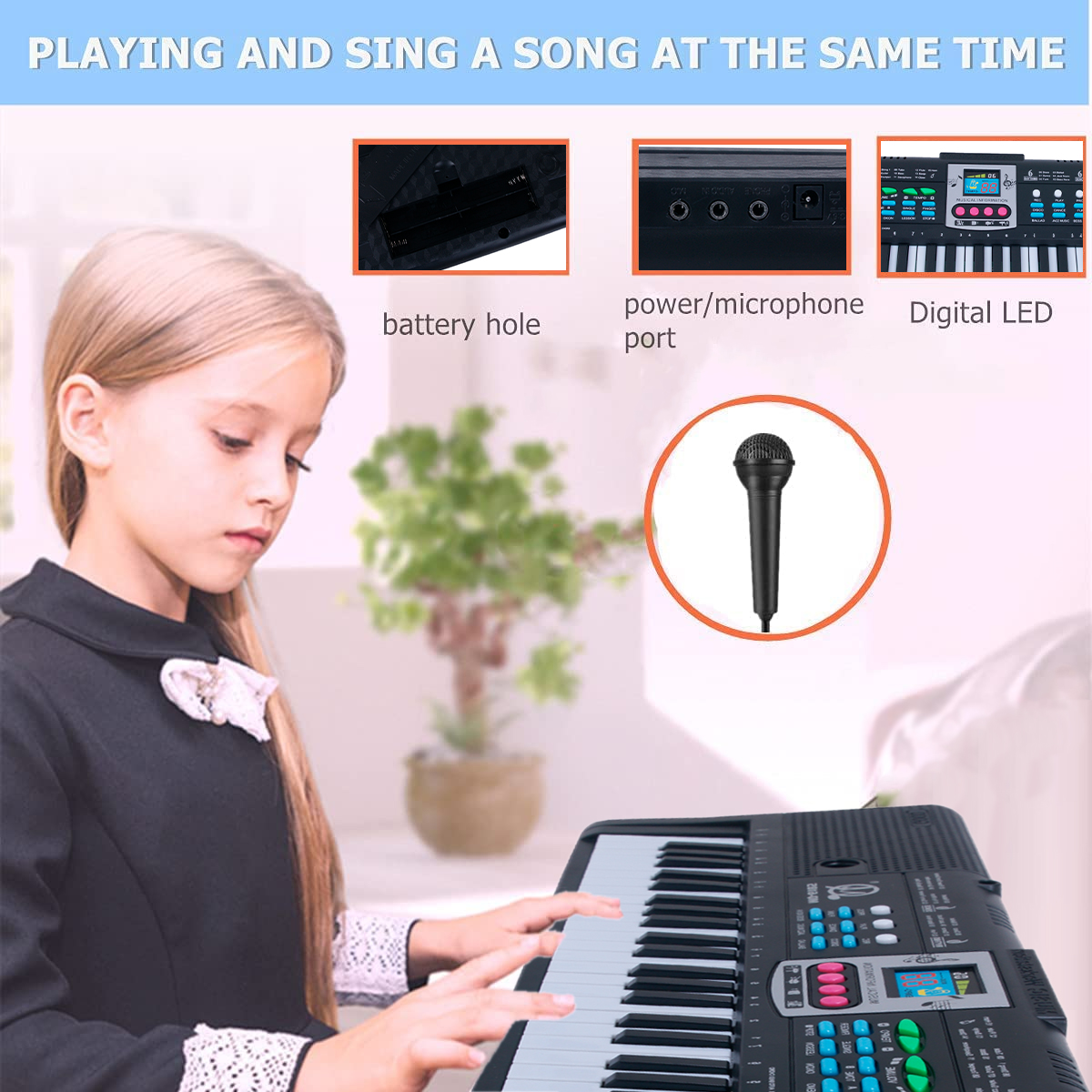 61Key Quick Start Electronic K - Keyboard Piano 61 Key reseña y precio