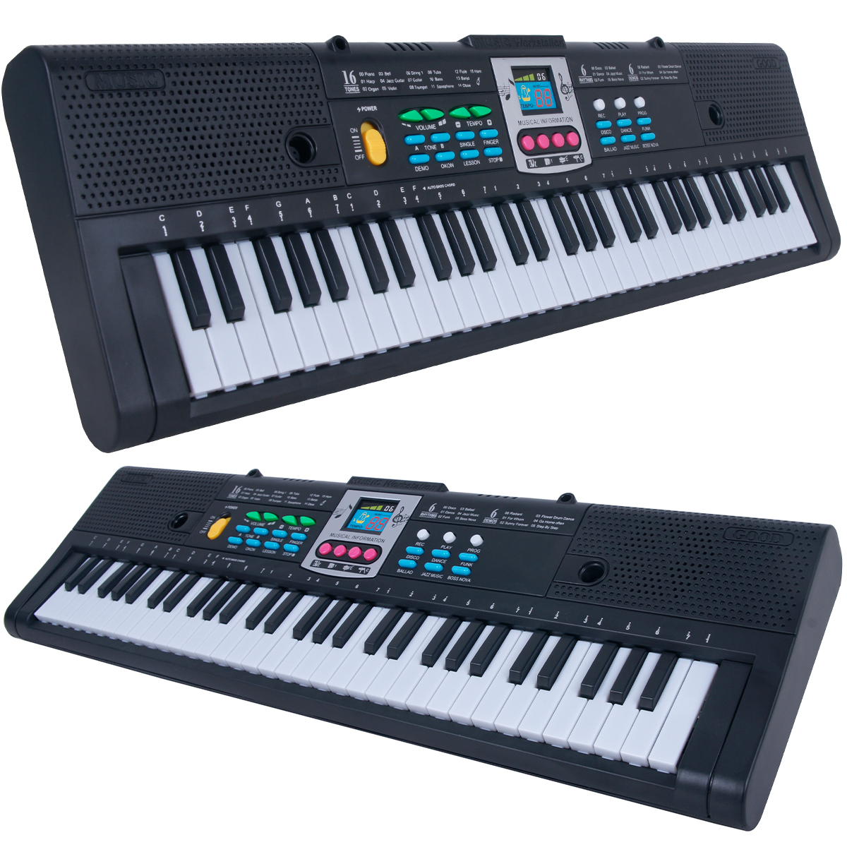 61Key Quick Start Electronic K - Keyboard Piano 61 Key reseña y precio