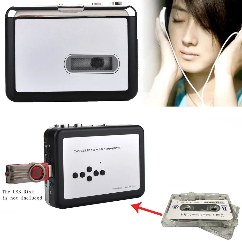 Portable Cassette Player USB W - Audio Music File reseña y precio