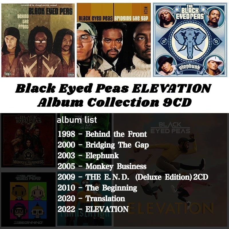 Black Eyed Peas Complete 9CD M - Audio Music Of reseña y precio
