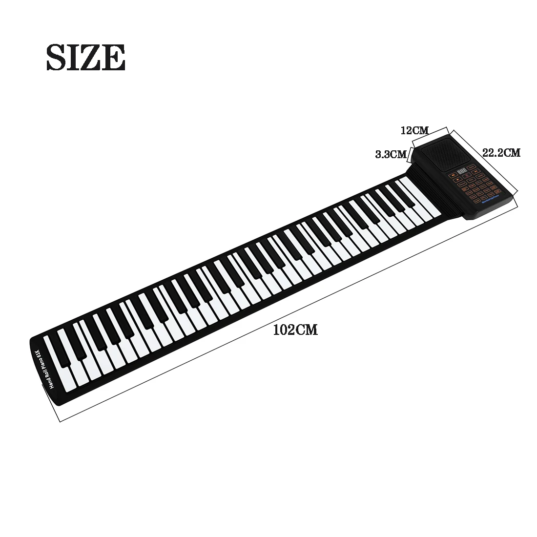 61 Keys Mini Roll Up Piano Sil - Keyboard Piano 61 Key reseña y precio