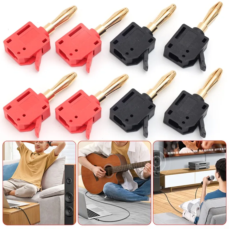 4mm 32A No Solder Banana Plug  - Audio Music Test reseña y precio