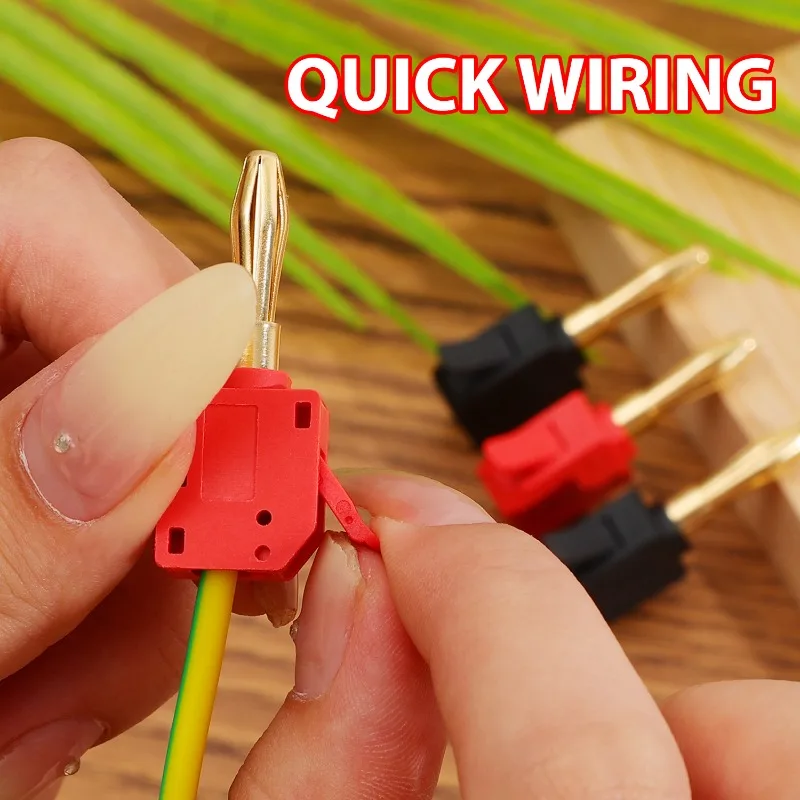 4mm 32A No Solder Banana Plug  - Audio Music Test reseña y precio