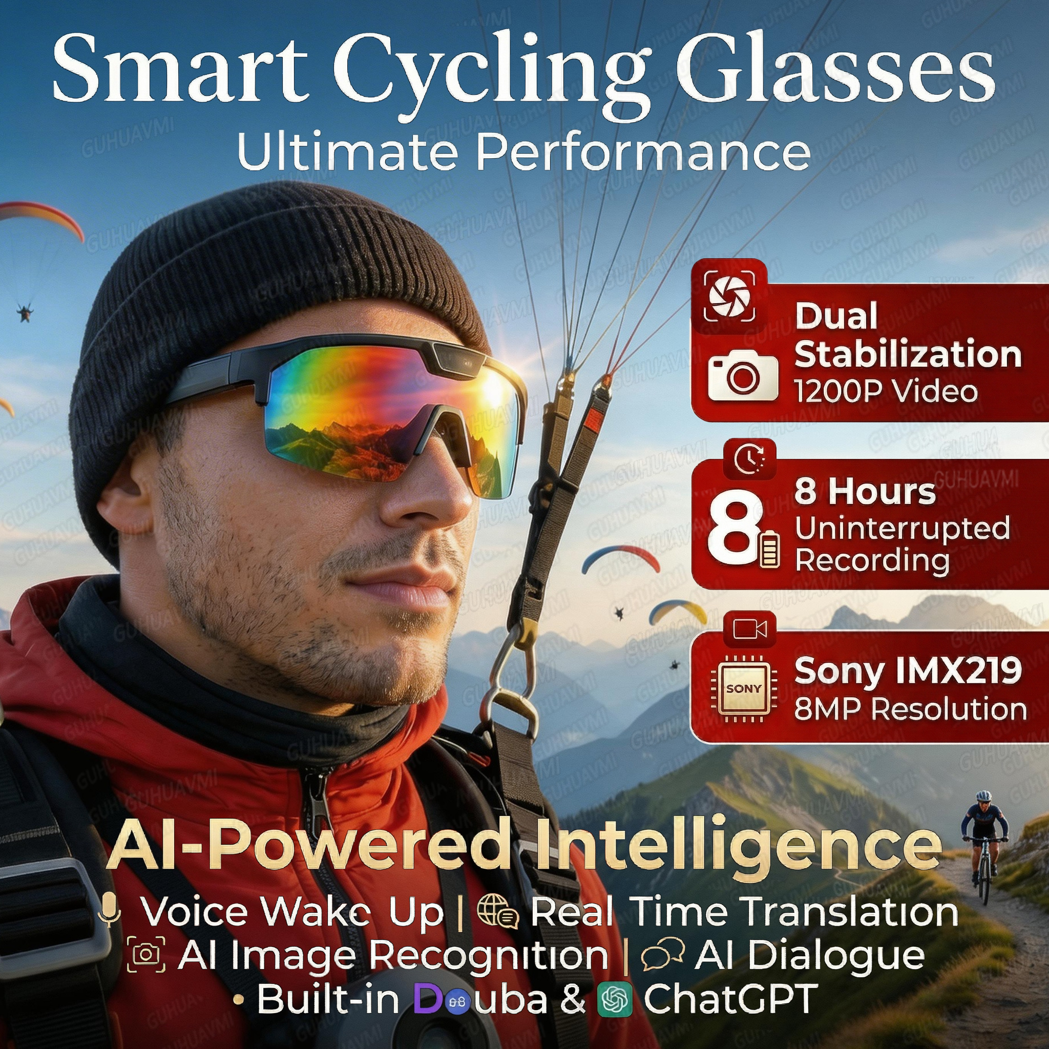 2026 New AI Smart Sports Glass - Audio Music Video reseña y precio
