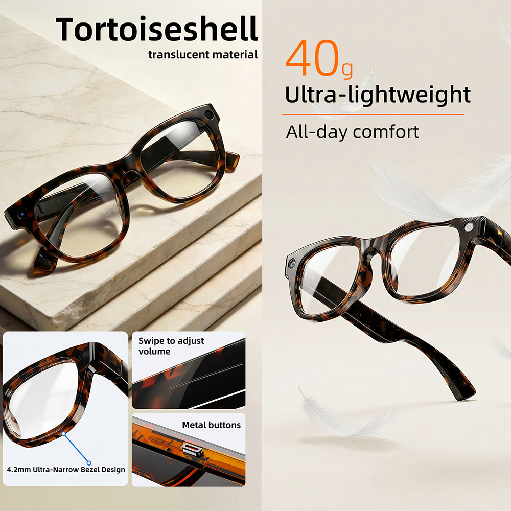 G600 Pro AI Smart Glasses 13MP - Music Audio Pro reseña y precio
