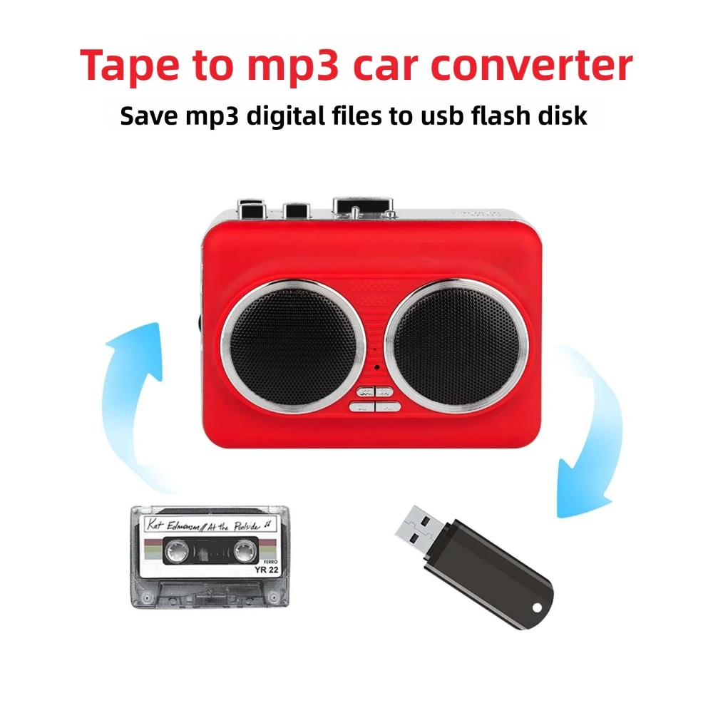 USB Cassette Player Music Audi - Audio Music To Mp3 reseña y precio