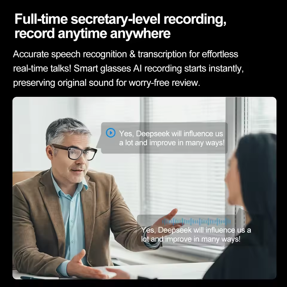 2026 New AI Smart Glasses with - Audio Music Video reseña y precio