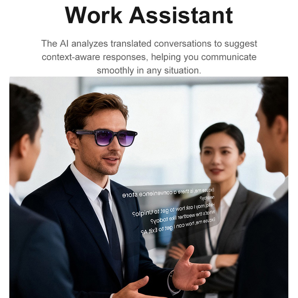 Smart Glasses AI Assistant Rea - Audio Music Video reseña y precio