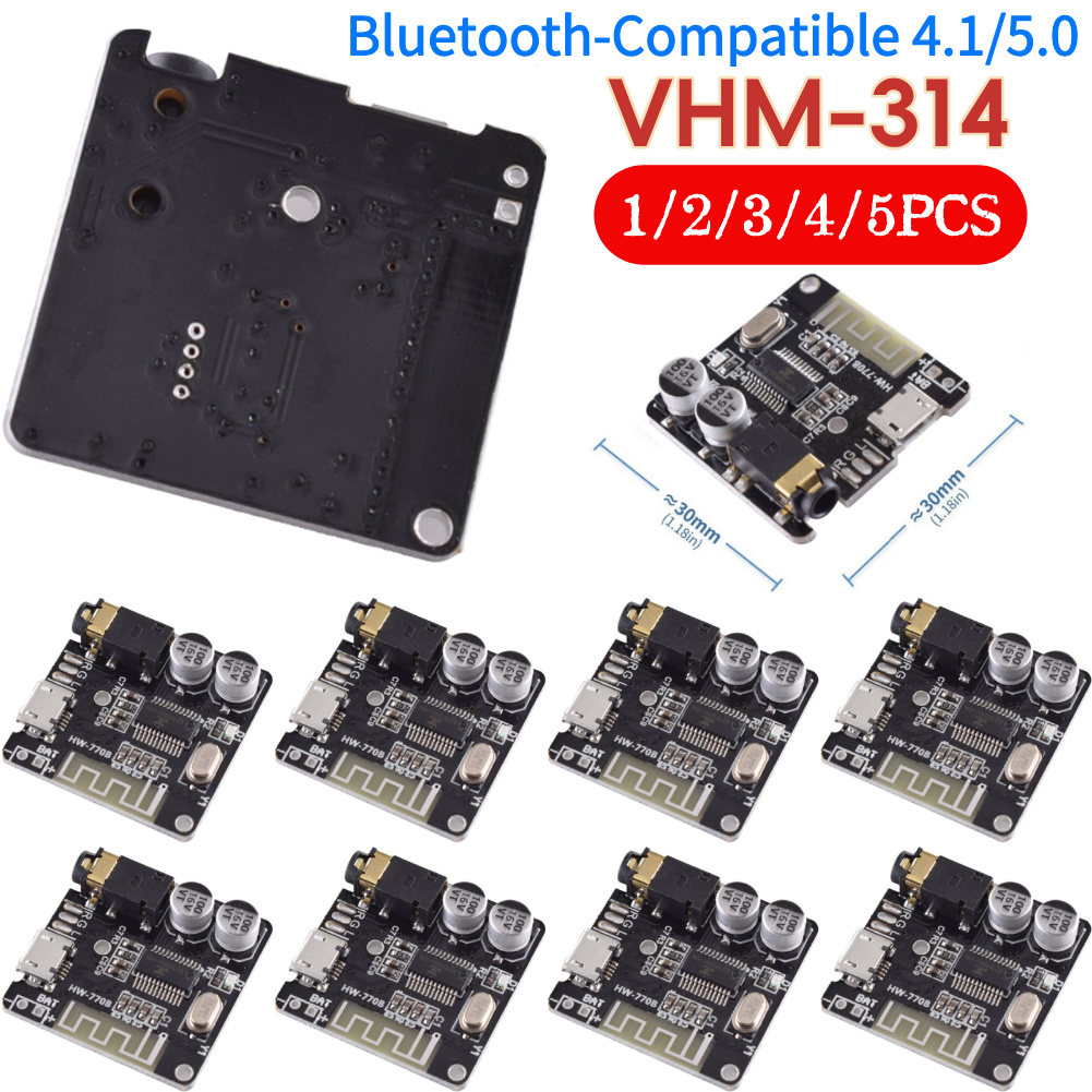 1-5PCS 3.7-5V VHM-314 Bluetoot - Audio Music To Mp3 reseña y precio