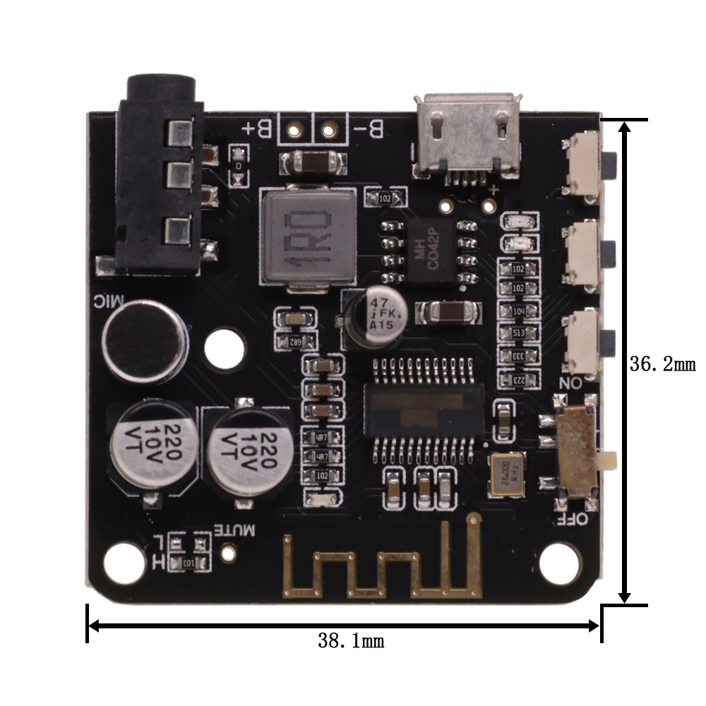 Bluetooth 5.0 MP3 Decoder Boar - Music Audio Pro reseña y precio