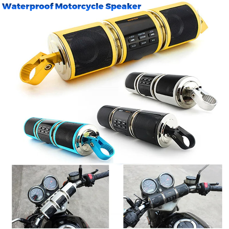 Motorcycle Audio FM Radio AUX  - Audio Music To Mp3 reseña y precio