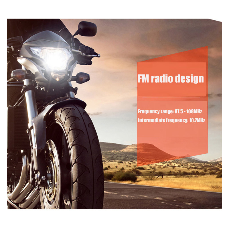Motorcycle Audio FM Radio AUX  - Audio Music To Mp3 reseña y precio