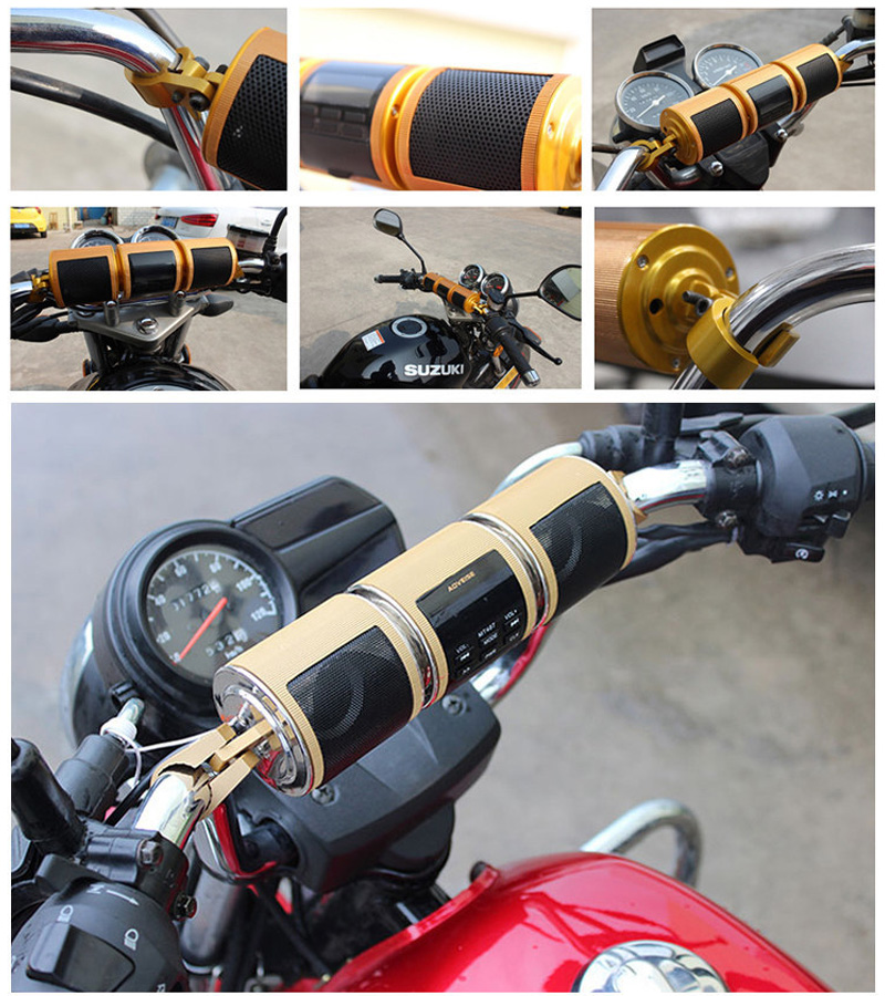 Motorcycle Audio FM Radio AUX  - Audio Music To Mp3 reseña y precio