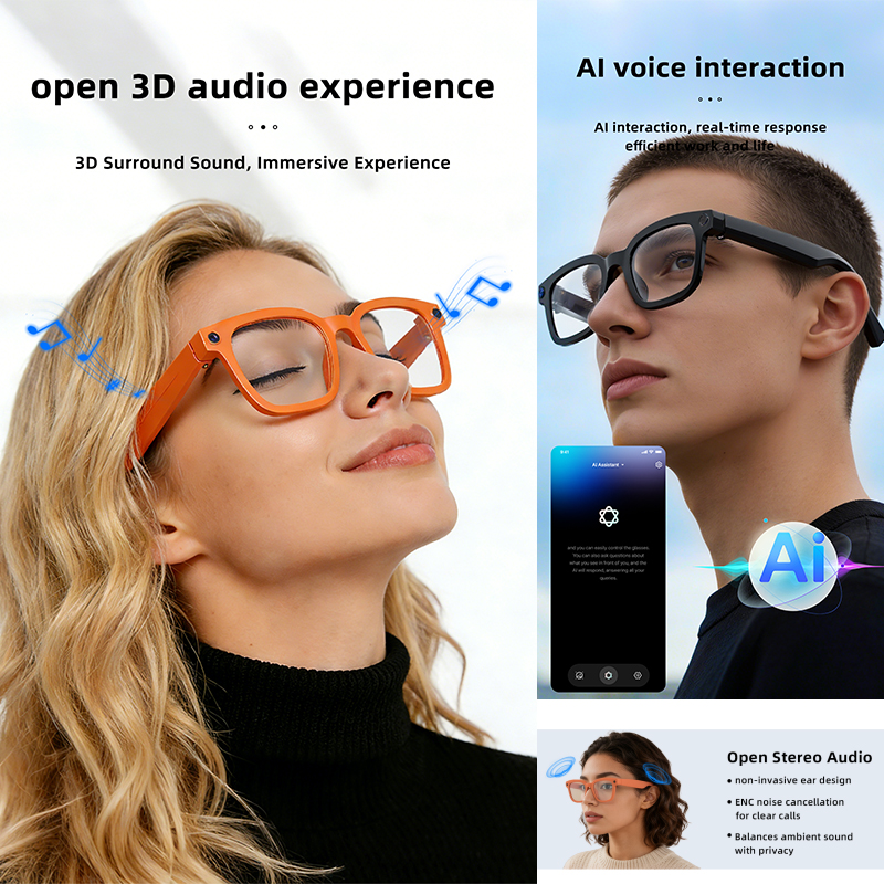 800W Smart Shooting Glasses An - Audio Music Recognition reseña y precio