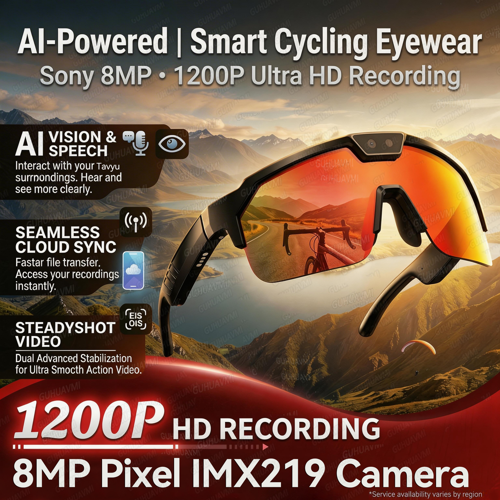 2026New AI Smart Glasses 1200P - Audio Music Video reseña y precio