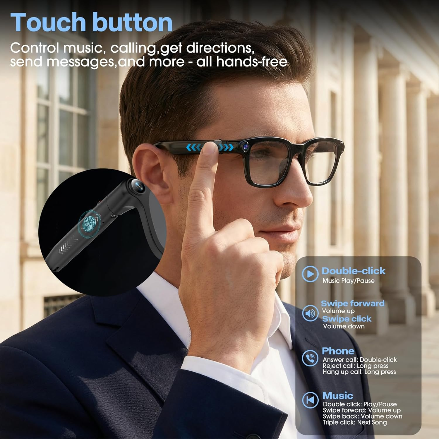 2026 New HD Smart Audio Glasse - Audio Music Video reseña y precio