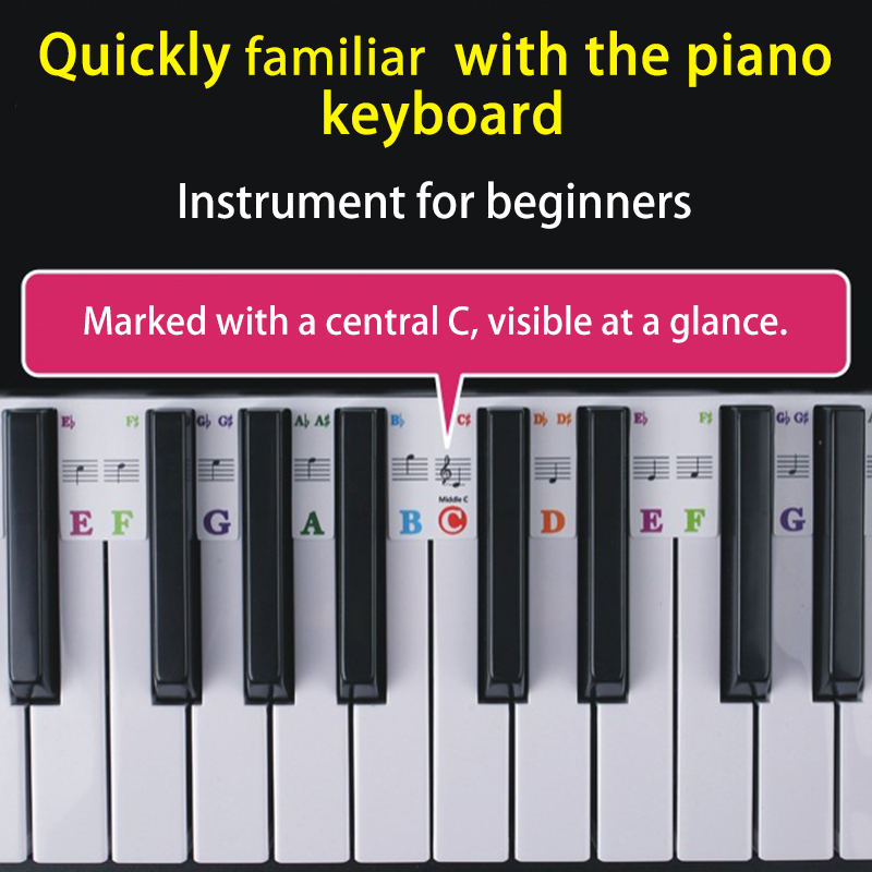 Piano Notes Guide for Beginner - Keyboard Piano 61 Key reseña y precio