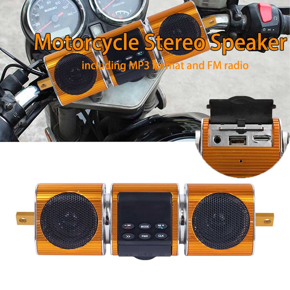 Motorcycle Audio FM Radio, USB - Audio Music To Mp3 reseña y precio