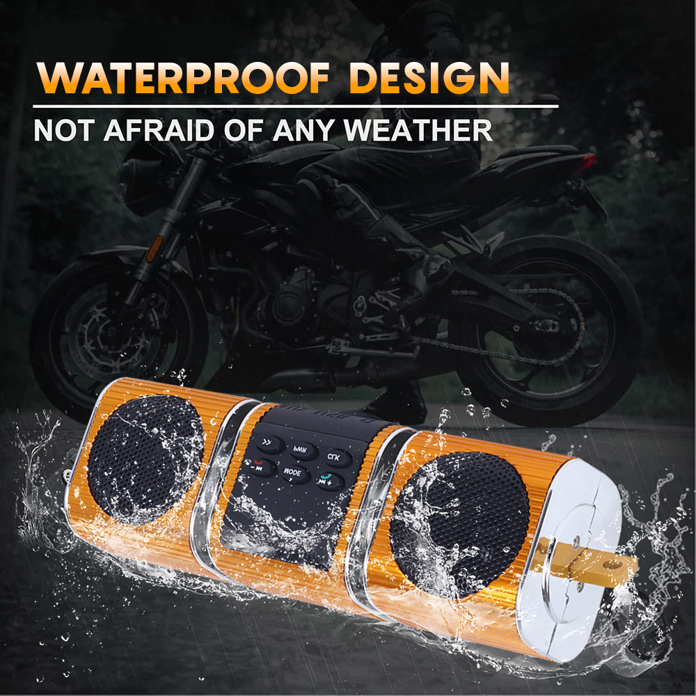 Motorcycle Audio FM Radio, USB - Audio Music To Mp3 reseña y precio