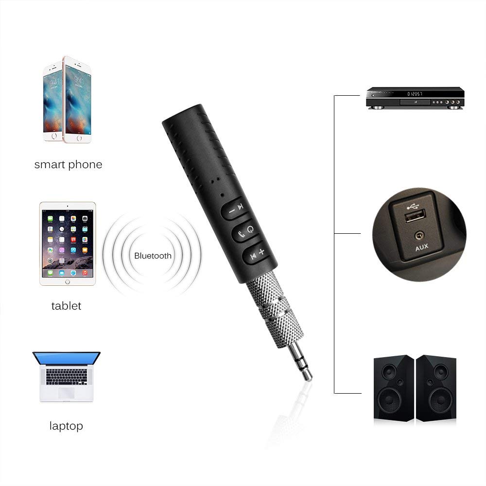 3.5mm Jack Wireless Bluetooth  - Audio Music To Mp3 reseña y precio
